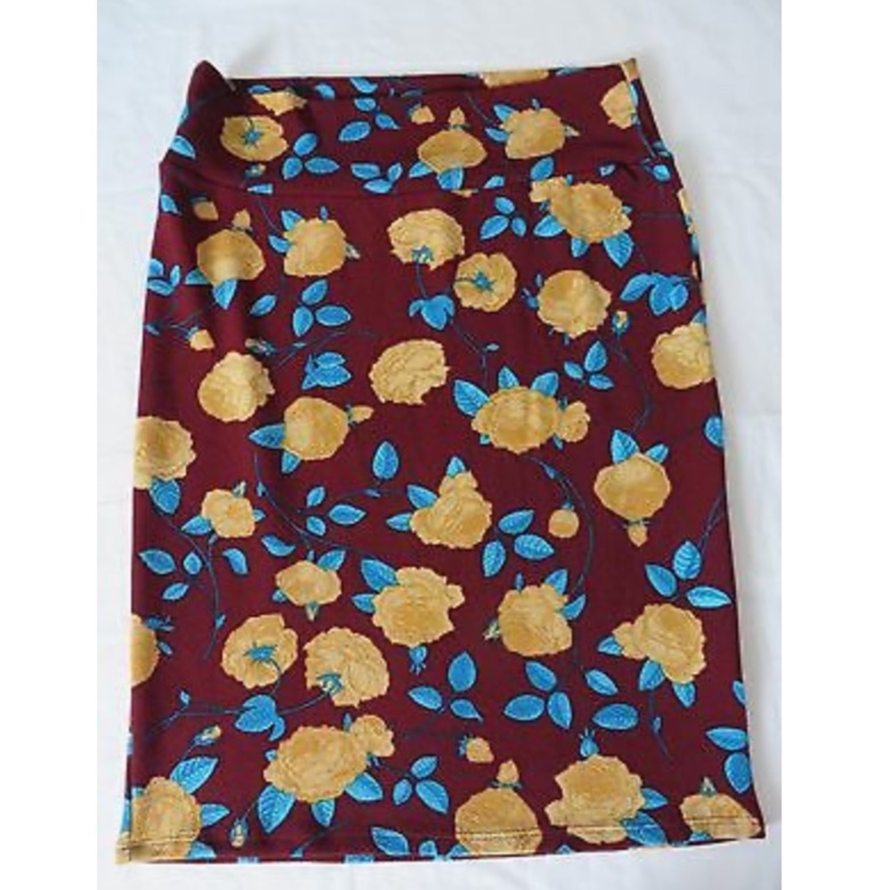 LulaRoe Floral Pencil Skirt